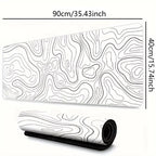 CIFBUY Extra Large Gaming Mouse Pad Stitched Border PC Keyboard Desk Mat Low Friction Non-Slip Rubber Base Home Office Laptop