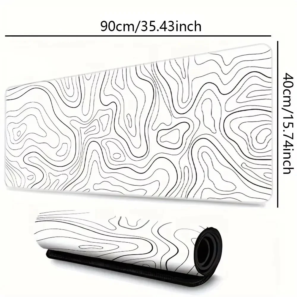 CIFBUY Extra Large Gaming Mouse Pad Stitched Border PC Keyboard Desk Mat Low Friction Non-Slip Rubber Base Home Office Laptop