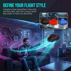 Magic Flying Helicopter Spinner Fingertip Upgrade Flight Gyro Fly Orb Hover Ball Mini Drone LED Light Luminous Toy Kids Gift Fun