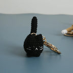Small Cat Crochet Keychain Cute Kitten Bag Charm
