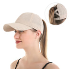 Women's Quick Dry Mesh Ponytail Baseball Cap for Outdoor Style