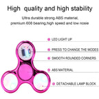 Creative LED Light Fidget Spinner Glow Fingertip Stress Relief Toy