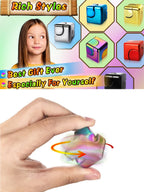 Alloy Cube Spinner Stress Relief Toy – Portable Desk Focus Gadget