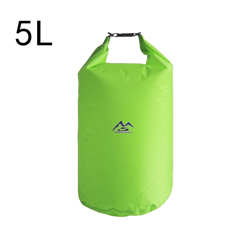 Waterproof Dry Bag Large Capacity Roll Top Storage for Camping Hiking & Water Sports