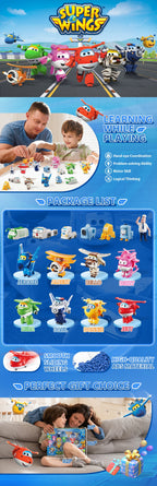 Transforming Airplane Toy Set