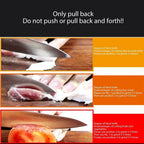 4 Segment Multifunctional Knife Sharpener – Portable Manual Kitchen Sharpener