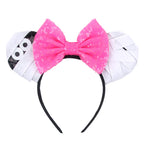 Sequin Mouse Ears Bow Headband for Women & Girls