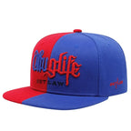 Thug Life Embroidery Snapback Baseball Cap for Streetwear Style