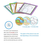 Magic Water Drawing Book with Reusable Coloring Pen for Kids Fun