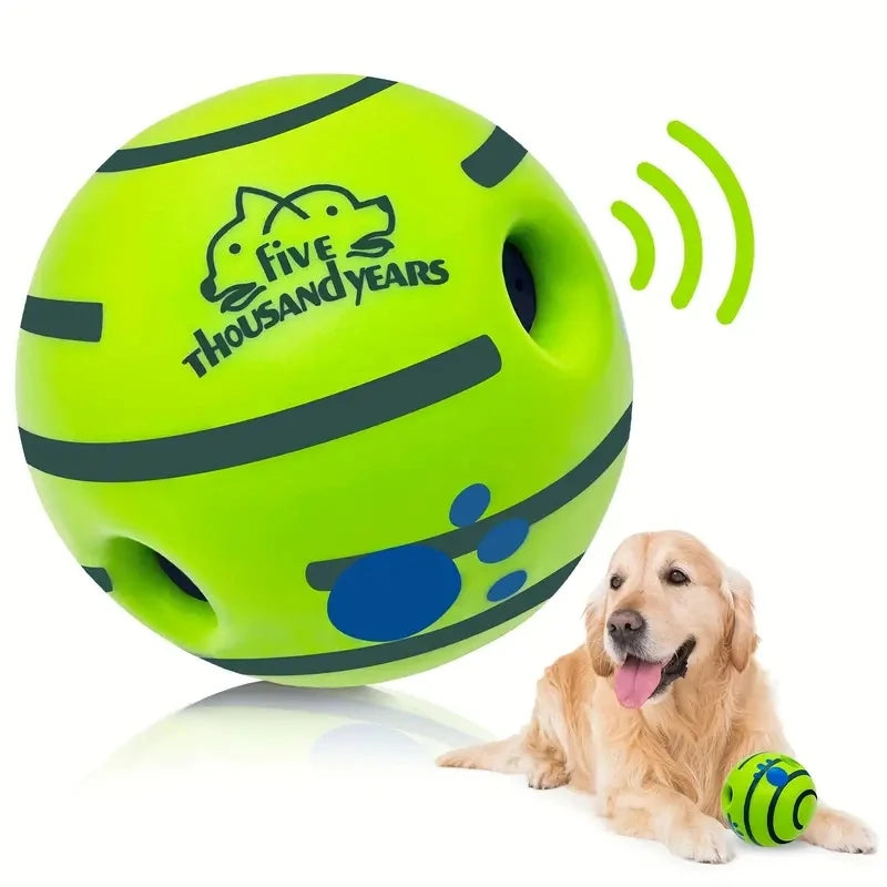 Interactive Giggle Ball Dog Toy for IQ Training and Active Play