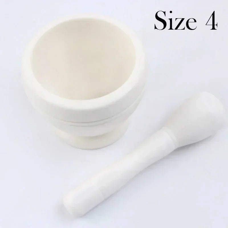 Resin Mortar and Pestle Set – Garlic, Herb & Spice Grinding Kitchen Tool