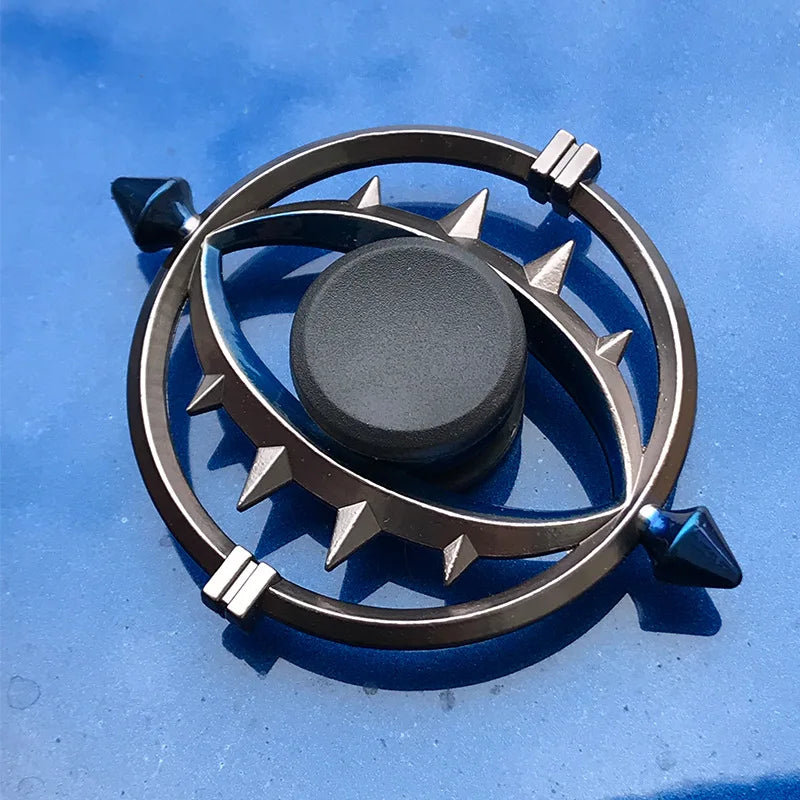 Colorful Zinc Alloy Fidget Spinner Smooth Bearing Hand Gyro Toy