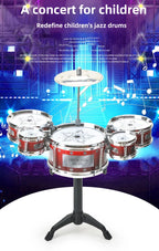 Kids Jazz Drum Set Musical Instrument Toy for Beginners