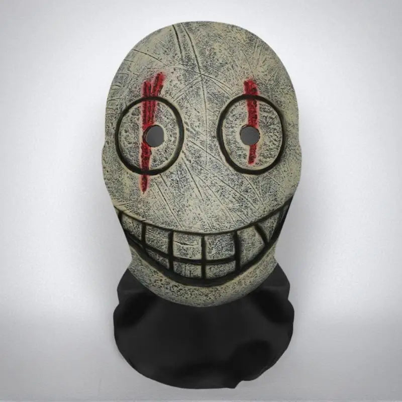 Halloween Ghost 3D Printed Mask, Stretchy Mesh Full Head Accessory, Fun Horror Cosplay Party Halloween