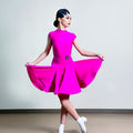 Latin Dance Fringe Dress Customized Tango ChaCha Samba Performance Costumes for Adult and Children's Latin Competition Clothing