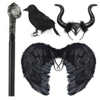 Girls Maleficent Costume Dress – Luxury Villain Tulle Gown
