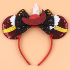 Sequin Mouse Ears Bow Headband for Women & Girls