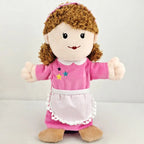 Family Hand Puppet Dolls – Plush Educational Role Play Toy