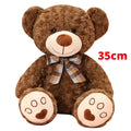 25/35CM Kawaii Teddy Bear Plush Pillow Toys Lovely Bow-Knot Bears Toys Stuffed Soft Animal Dolls Xmas Valentine Gift