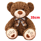 25/35CM Kawaii Teddy Bear Plush Pillow Toys Lovely Bow-Knot Bears Toys Stuffed Soft Animal Dolls Xmas Valentine Gift