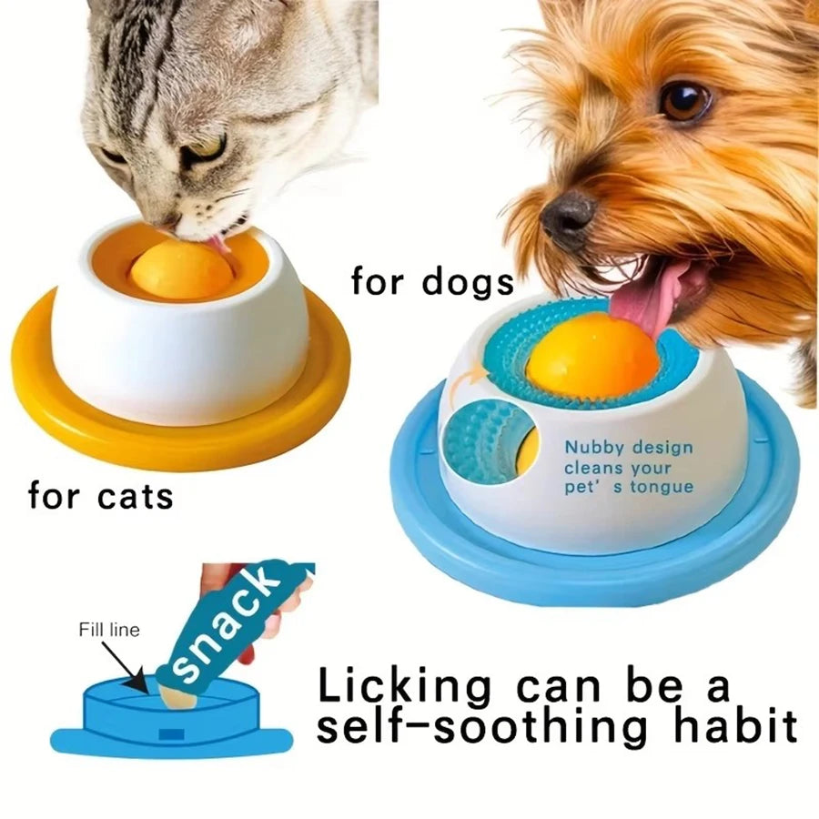 Dog Lick Mat Slow Feeder Interactive Toy for Training Enrichment