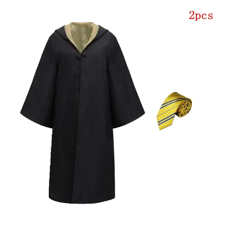 S-XXL Adult Harries Cosplay Magic Cape Cloak Robe Potters Hermione Gryffindor Holiday Halloween College Costume Accessories Gift