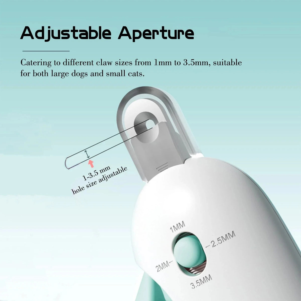 Cat Dog Nail Clipper Cutter Professional Pet Nail Clippers with Adjustable Hole Pet Claw Trimmer Puppy Kitten Care Grooming Tool