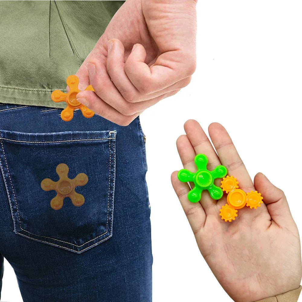 Mini Finger Gyro Fidget Spinners – Bulk Sensory Toy Set