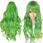 Synthetic Hair Pure White Lolita Long Cosplay Wig Curly Griffith Anime Wigs Halloween Inuyasha Costume Wig for Girl