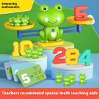 Frog Balance Math Toy Montessori Learning Game for Kids