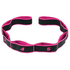 8/10 Sections Dance Resistance Band Yoga Stretching Pilates Fitness Digital Elasticity Elastic Stretch Training Tension Belt