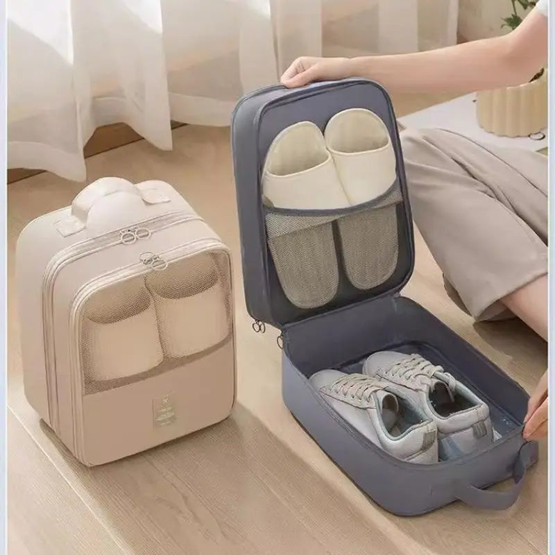 Breathable Travel Shoe Storage Bag with Mesh Design