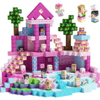 Magnetic Building Blocks Mine World Castle & Villa STEM Construction Set