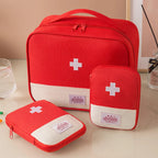 3PCS Portable Medical First Aid Kit Organizer Travel & Emergency Storage Bags