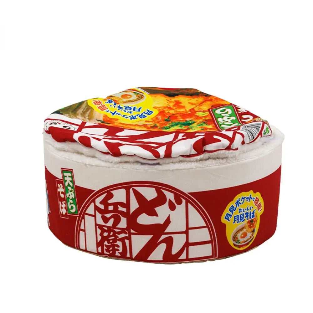 Pet Dog Cat House Kennel Super Large Instant Noodle Warm Dog Cat Nest Beds Cushion Udon Cup Noodle Pet Bed Cozy Nest