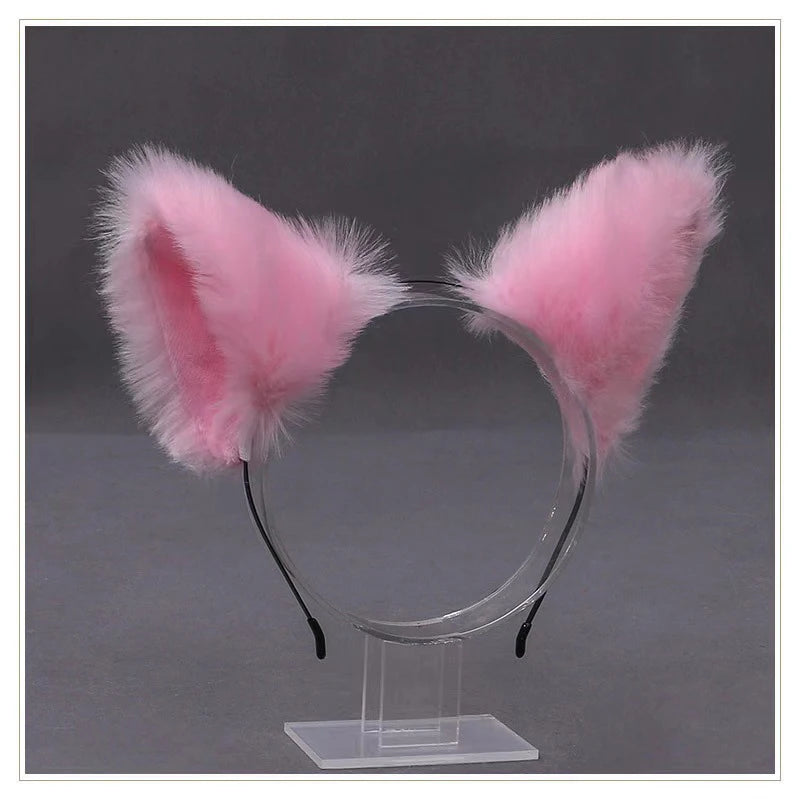 Lolita Cat & Fox Ear Cosplay Headband for Women & Girls