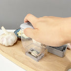 Manual Garlic Press Grinder – Multifunction Garlic Crusher, Cutter & Peeler Kitchen Tool