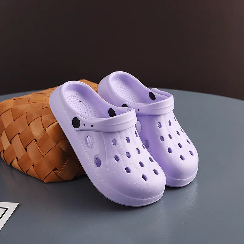 Mens Summer Beach Sandals Unisex Casual Garden Clogs Outdoor Wide Toe Cross Sandals for Ladies Non Slip House Shower Slippers