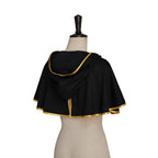 Asta Cosplay Costume Hooded Mysterious Short Cape Shawl Headband Full Set Anime Robe Cloak Halloween Party Tops Outfit DMPS20210729209B