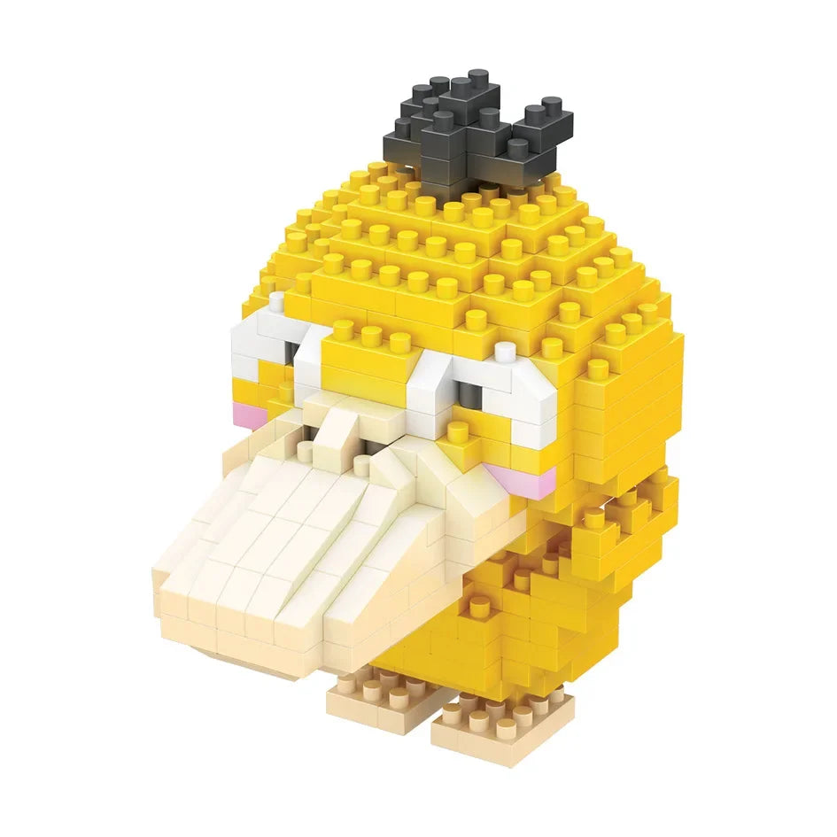 Pokemon Building Blocks Small Cartoon Mini Block Pikachu Charizard Eevee Mewtwo Anime Assemble Action Model Dolls Boys Toys