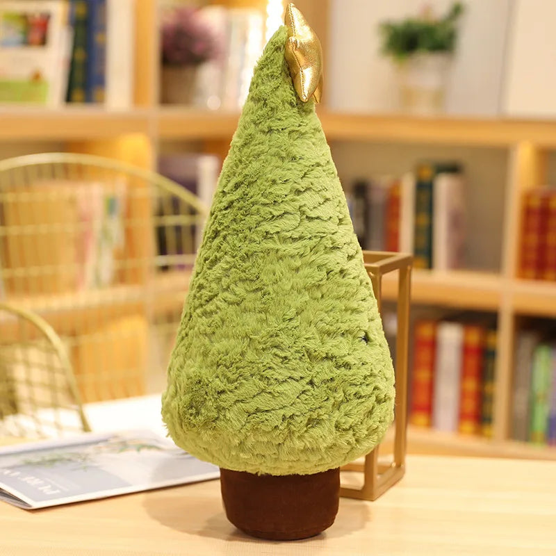 Christmas Tree Plush Toy Pillow – Cute Festive Stuffed Cushion