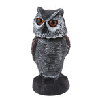 Owl Decoy Plastic Shake Head Owl Decoy To Scare Birds Away Scarecrow Fake Owl Outdoor Garden Decoration Owl Decoy to Scare Birds
