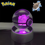 Pokémon 3D Crystal Poké Ball LED Night Light Collectible Figure