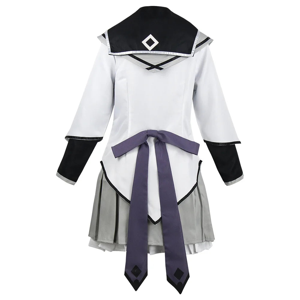 Akemi Homura Anime Cosplay Costume – Fighting Uniform Outfit