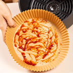 Disposable Air Fryer Paper Liners – Oil Proof Non-Stick Parchment Baking Paper