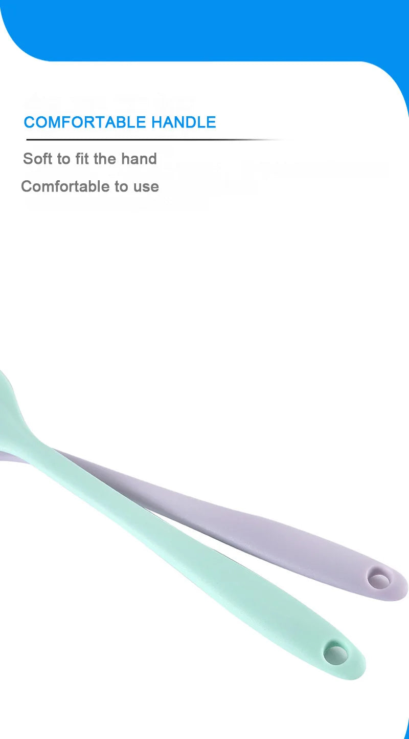 Heat Resistant Silicone Spatula – Non Stick Cream & Baking Tool