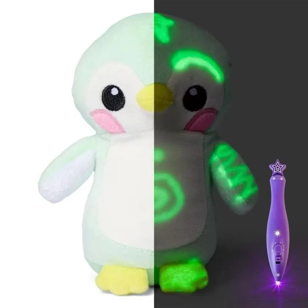@HOT 2026 NEW Luminous Baby Plush Doll Night Light Painting Soothing Children's Toy Gift Bedtime Accompanying Travel Doll