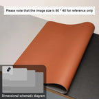 Mouse Pad Large Size Office Desk Protector Mat PU Leather Waterproof Desktop Keyboard Desk Pad Gaming Mousepad PC Accessories