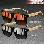 Vintage Square Polarized UV400 Sunglasses for Men & Women