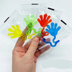 Glitter Sticky Hands Toy Set – Stretchy Sensory Party Favors